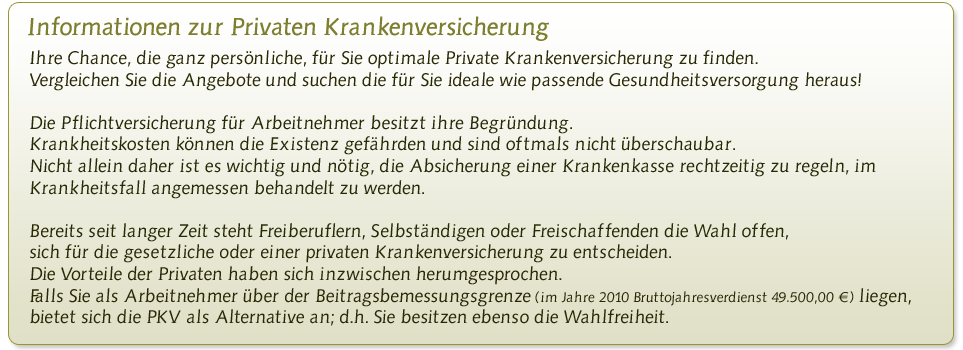 PKV Informationen